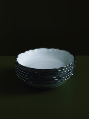 soup plates white porcelain