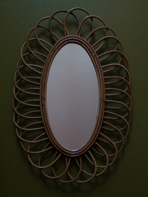 vintage-rattan-oval-mirror