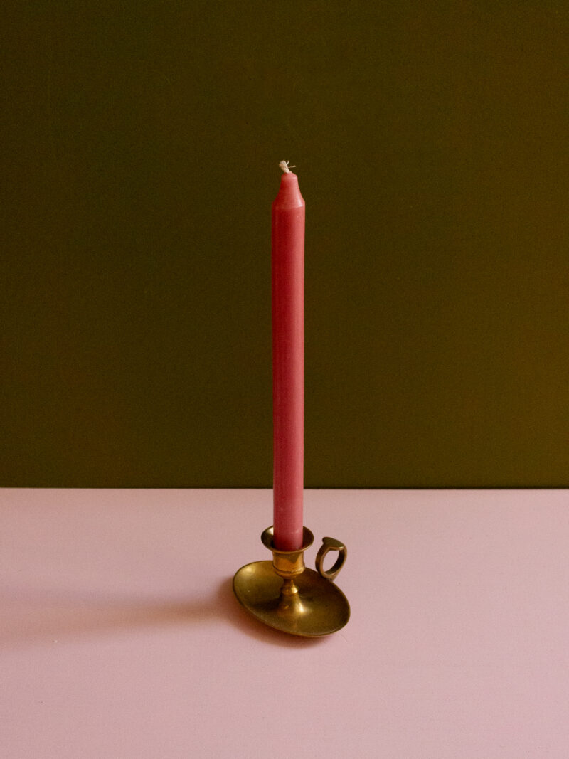 Vintage brass candle holder