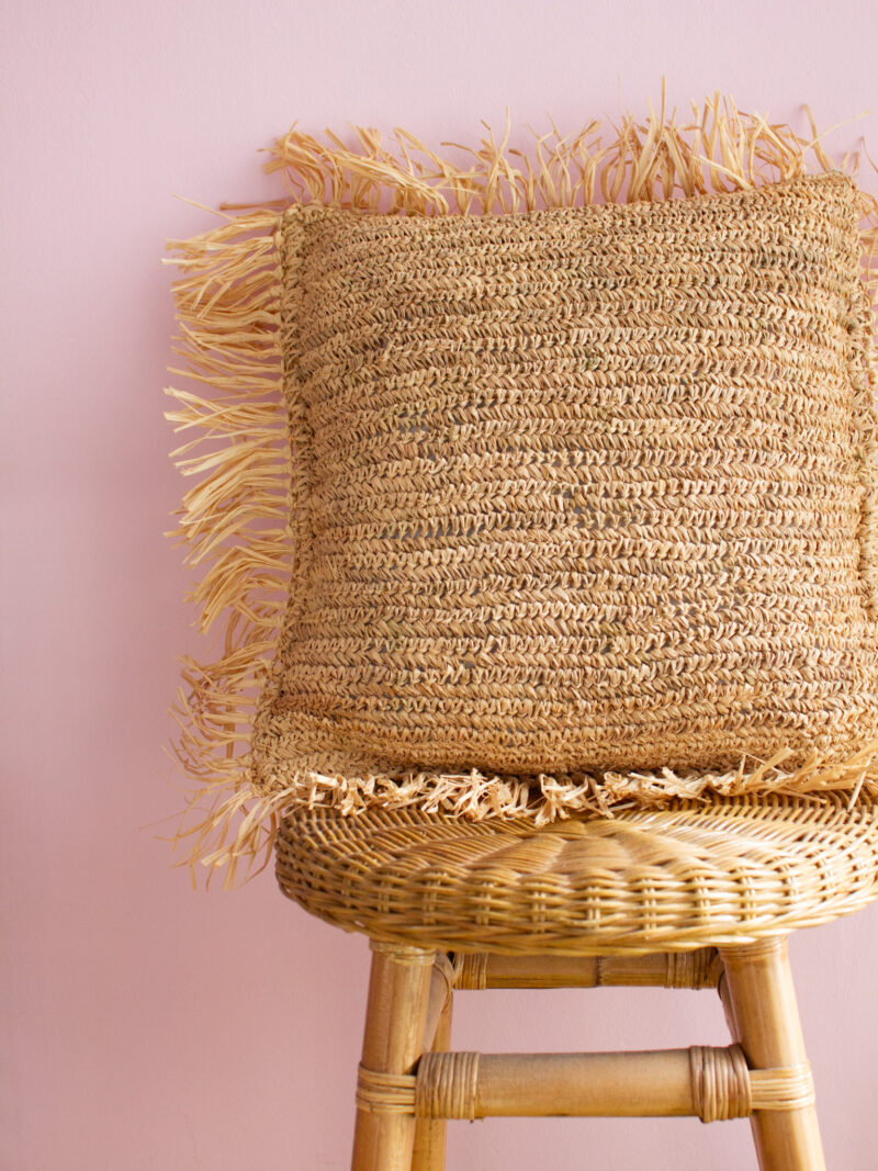 Raffia Cushion Cover