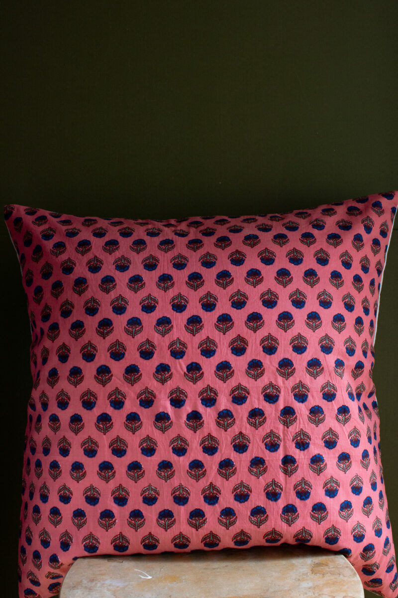 Indian Block Print Pillow Cover