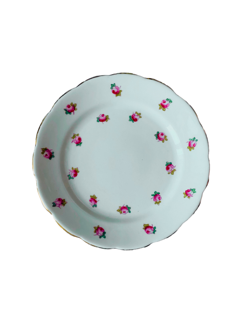 Floral Dessert Plate